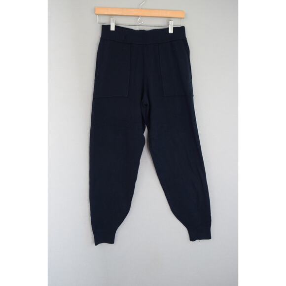 Soma Recycled Yarn Jogger Pants Comfort Drawstring Pull On Small Blue Navy - Picture 1 of 4